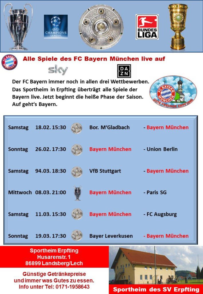 Public Viewing FC Bayern Fanclub